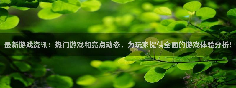 赢咖娱乐注册官方登录app：最新游戏资讯：热门游戏和亮点动态